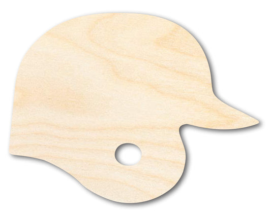 Unfinished Wood Baseball Helmet Shape | DIY Craft Cutout | up to 46" DIY