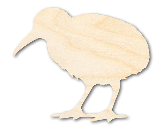 Unfinished Wood Kiwi Bird Shape | DIY Craft Cutout | up to 46" DIY