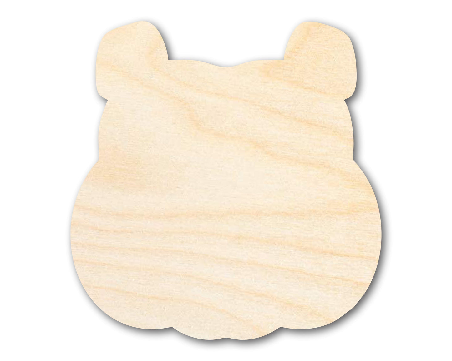 Unfinished Wood Bulldog Mascot Shape | DIY Craft Cutout | up to 46" DIY