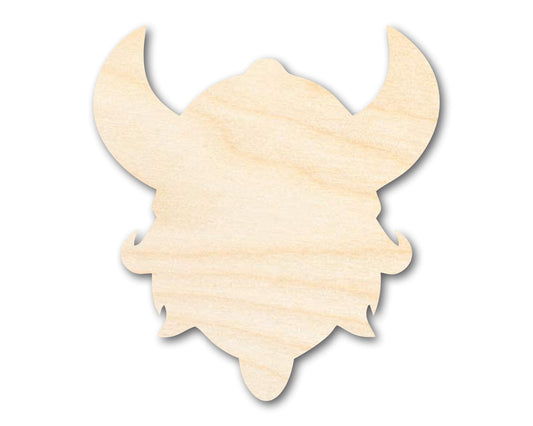 Unfinished Wood Viking Mascot Shape | DIY Craft Cutout | up to 46" DIY