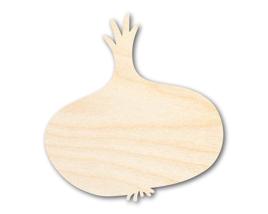 Unfinished Wood Garlic Shape | DIY Craft Cutout | up to 46" DIY