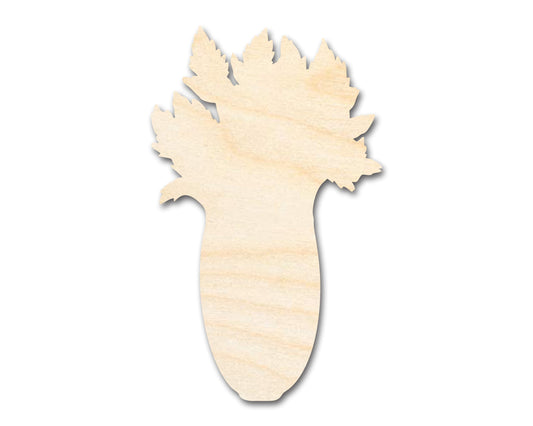 Unfinished Wood Celery Shape | DIY Craft Cutout | up to 46" DIY