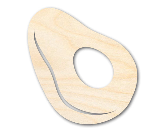 Unfinished Wood Avocado Shape | DIY Craft Cutout | up to 46" DIY