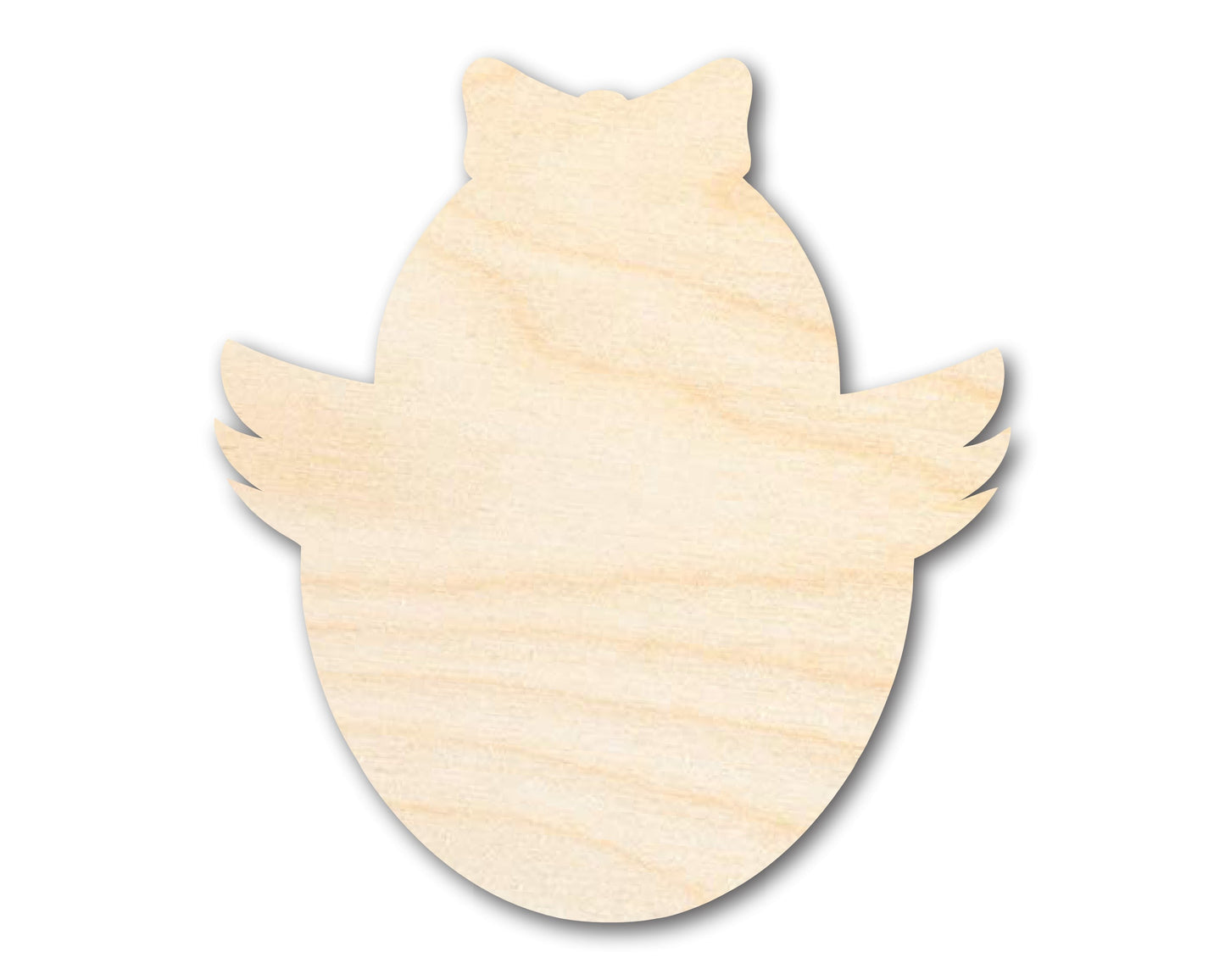Unfinished Wood Cute Chicky Shape | DIY Craft Cutout | up to 46" DIY