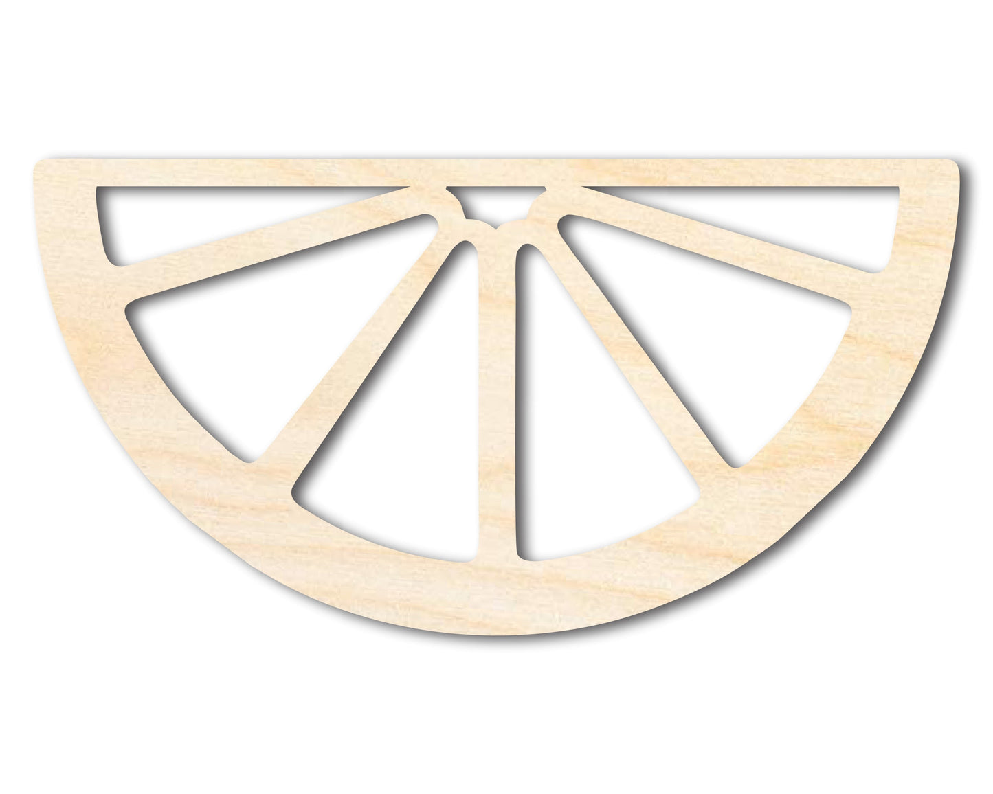 Unfinished Wood Orange Slice Shape | DIY Craft Cutout | up to 46" DIY