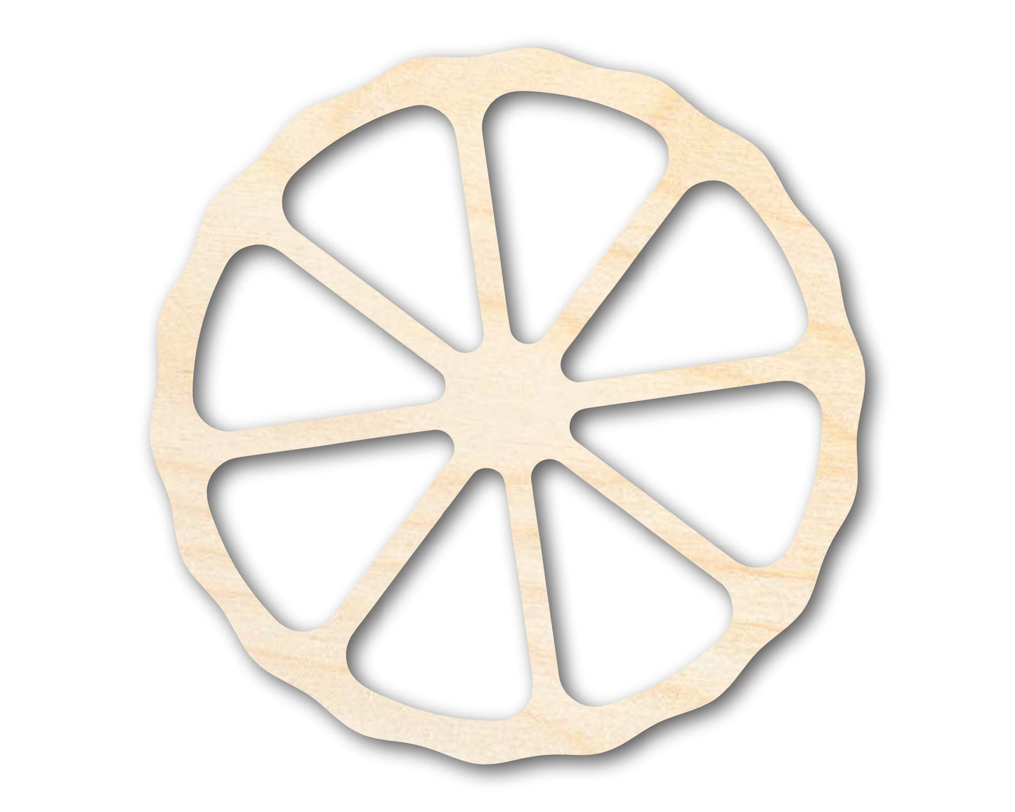 Unfinished Wood Fruit Slice Shape | DIY Craft Cutout | up to 46" DIY