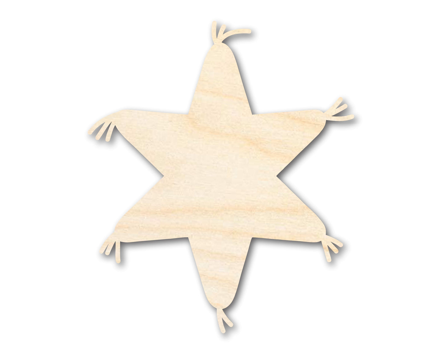 Unfinished Wood Star Pinata Shape | DIY Craft Cutout | up to 46" DIY