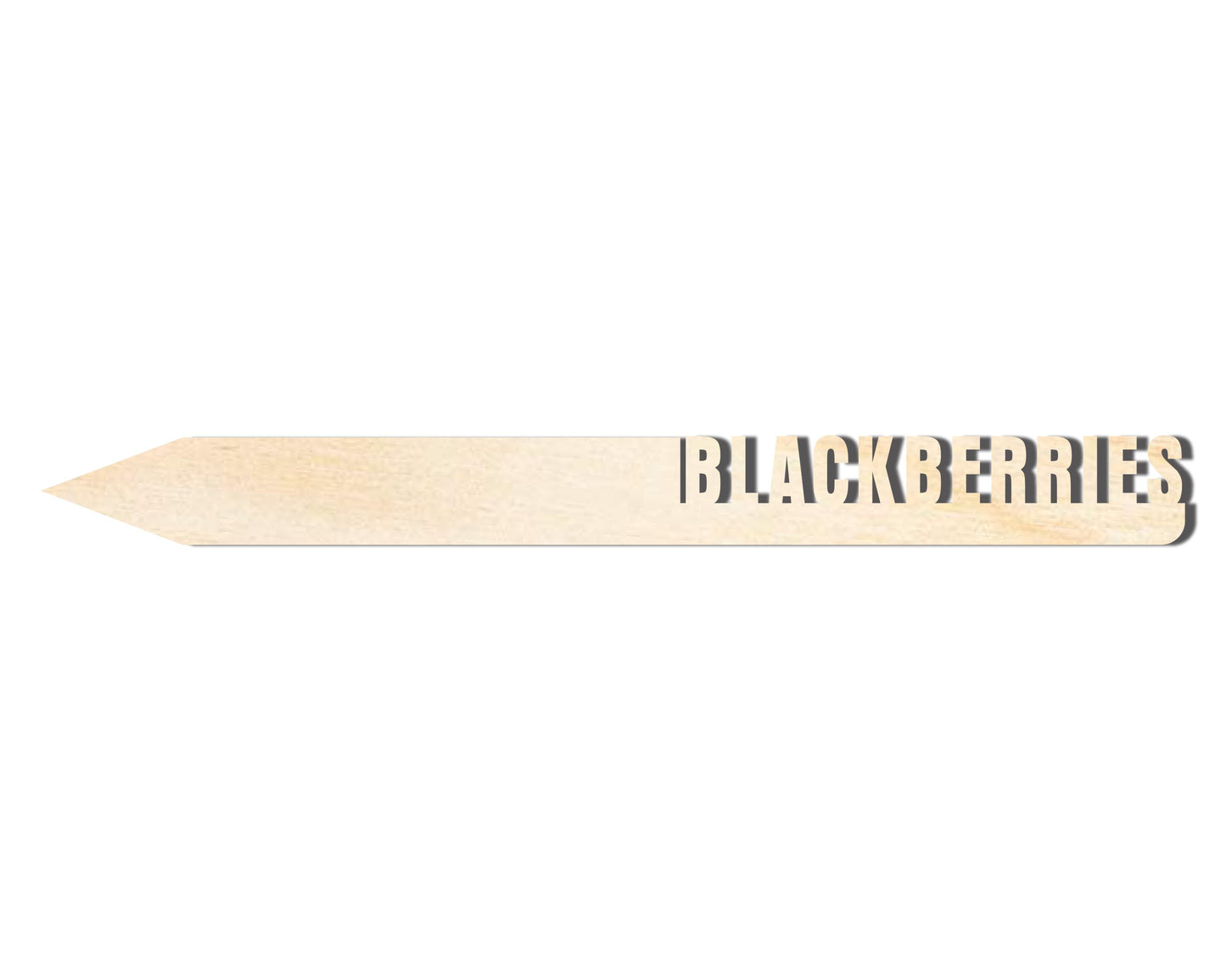 Unfinished Wood Blackberries Garden Stake | DIY Craft Cutout | up to 24" DIY