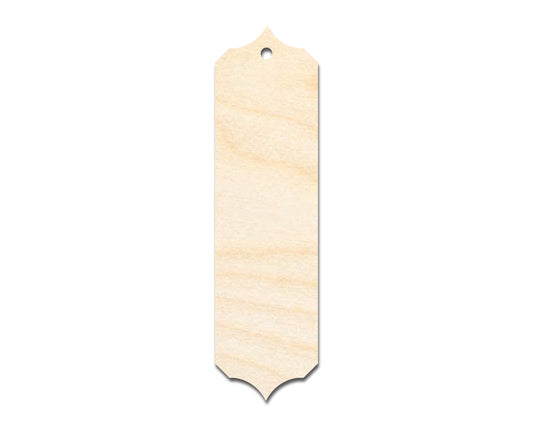Unfinished Wood Sharp Pointp Bookmark Shape | DIY Craft Cutout | up to 12" DIY