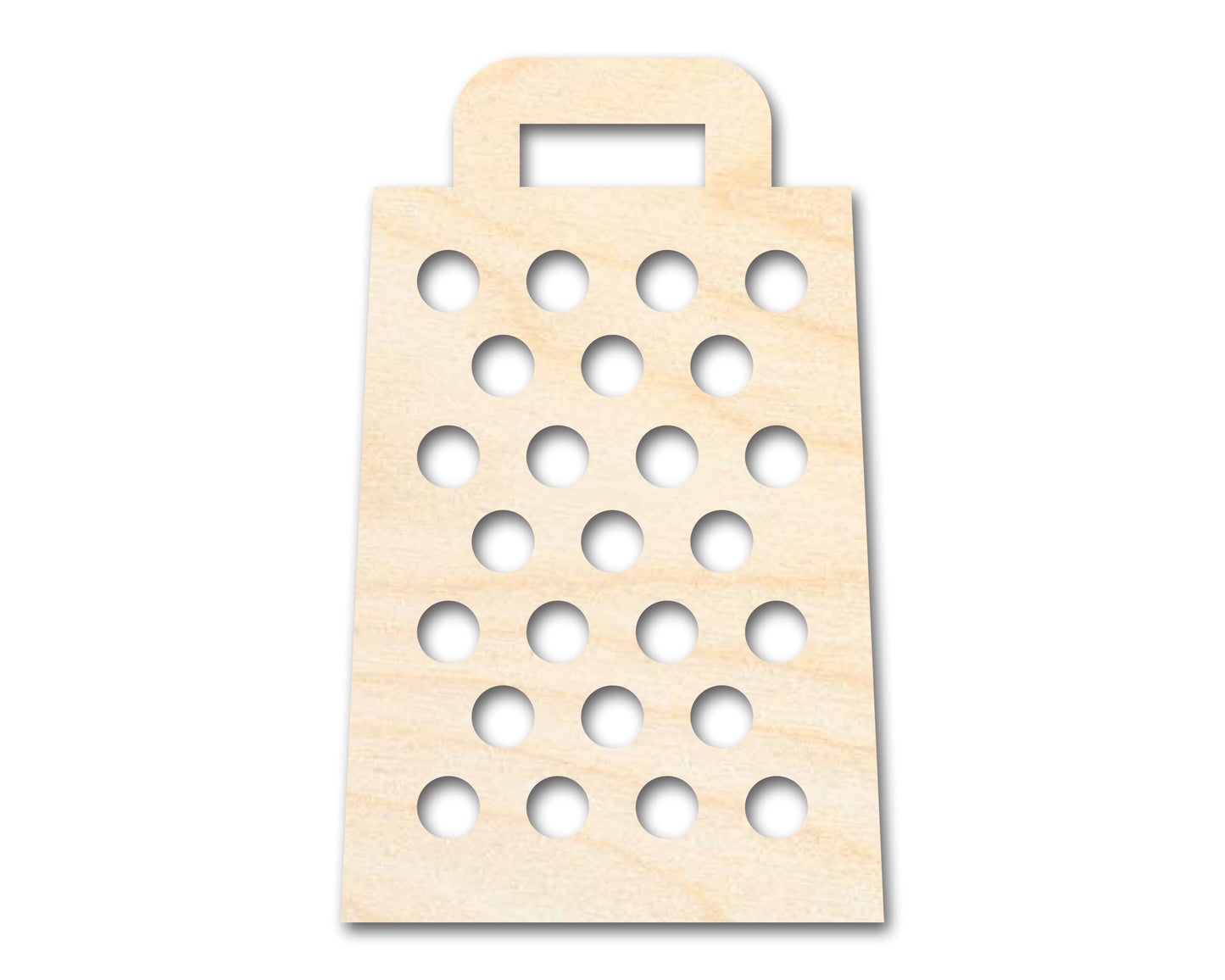 Unfinished Wood Cheese Grater Shape | DIY Craft Cutout | up to 46" DIY