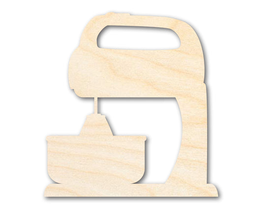 Unfinished Wood Mixer Shape | DIY Craft Cutout | up to 46" DIY