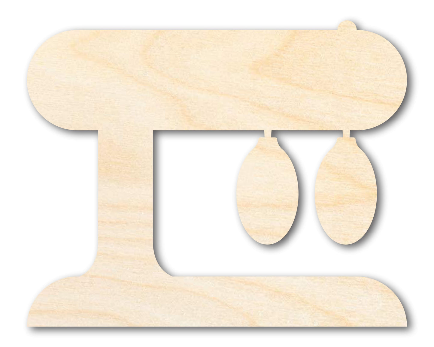 Unfinished Wood Large Mixer Shape | DIY Craft Cutout | up to 46" DIY