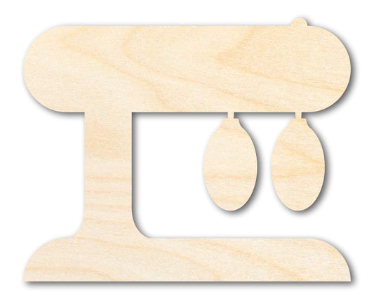 Unfinished Wood Large Mixer Shape | DIY Craft Cutout | up to 46" DIY