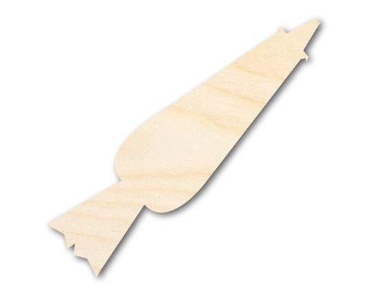 Unfinished Wood Icing Bag Shape | DIY Craft Cutout | up to 46" DIY