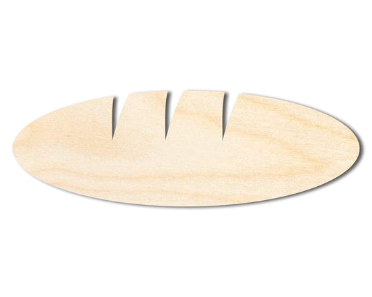 Unfinished Wood Baguette Shape | DIY Craft Cutout | up to 46" DIY