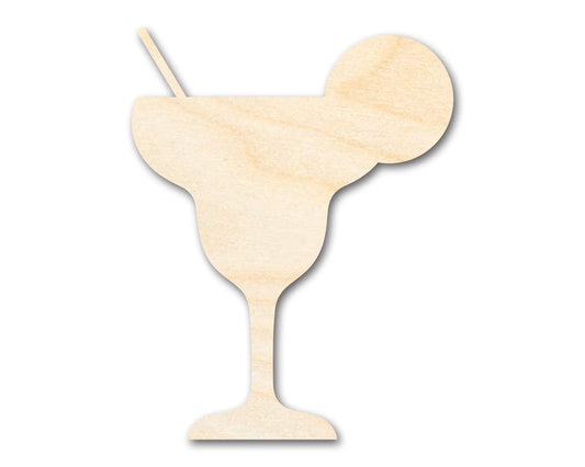 Unfinished Wood Margarita Shape | DIY Craft Cutout | up to 46" DIY