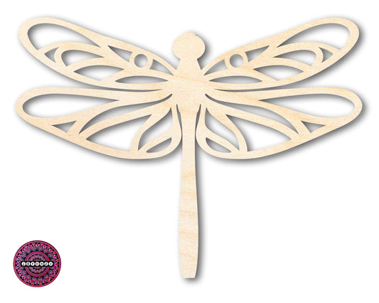 Unfinished Wood Dragonfly Silhouette | JGrondz | DIY Craft Cutout | up to 46" DIY