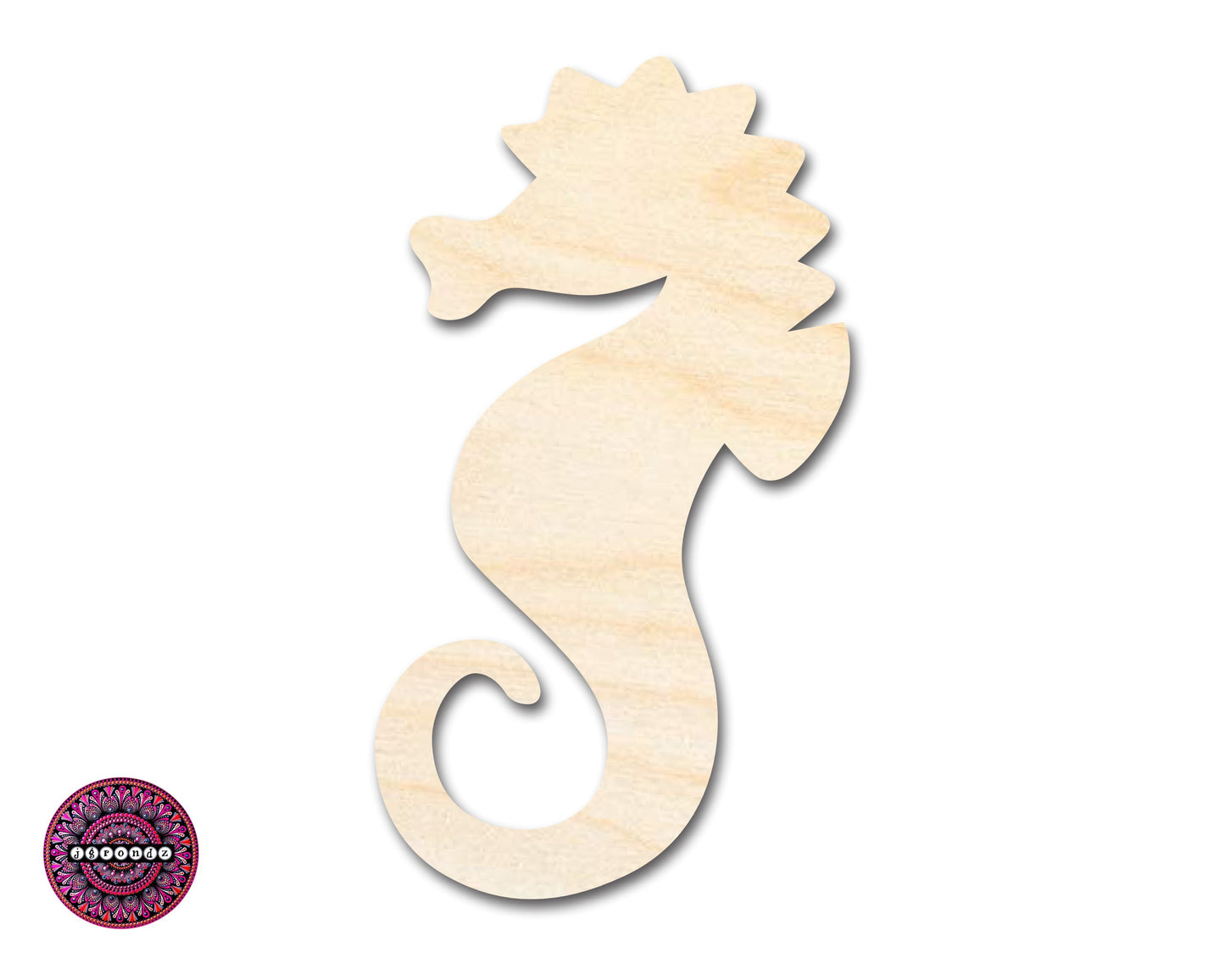 Unfinished Wood Seahorse Shape | JGrondz | DIY Craft Cutout | up to 46" DIY