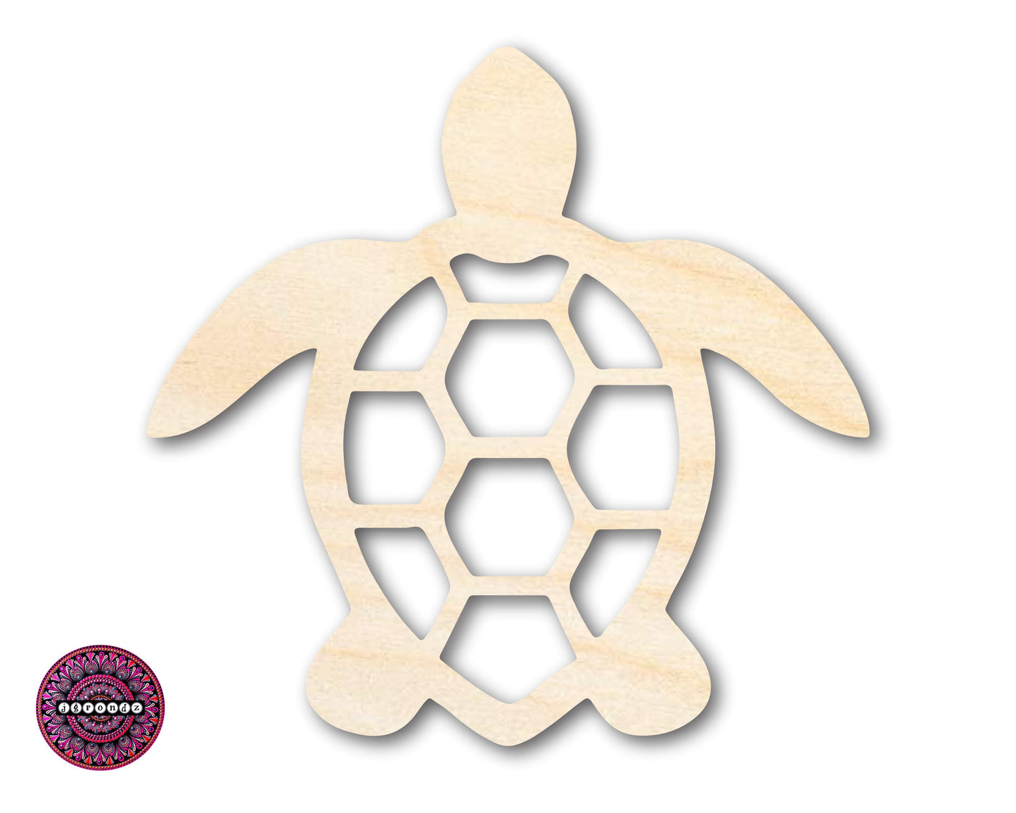 Unfinished Wood Sea Turtle Shape | JGrondz | DIY Craft Cutout | up to 46" DIY