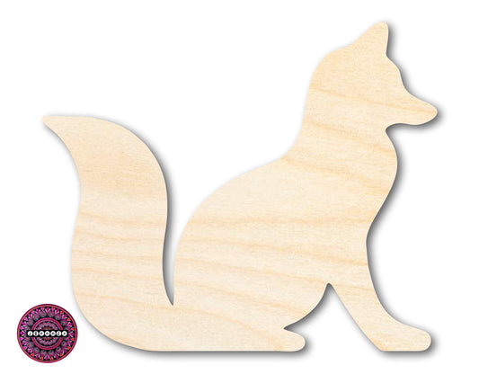Unfinished Wood Fox Shape | JGrondz | DIY Craft Cutout | up to 46" DIY