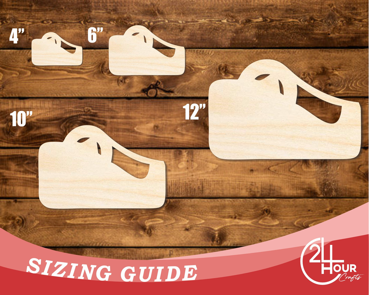 Unfinished Wood Tape Dispenser Shape | DIY Craft Cutout | up to 46" DIY