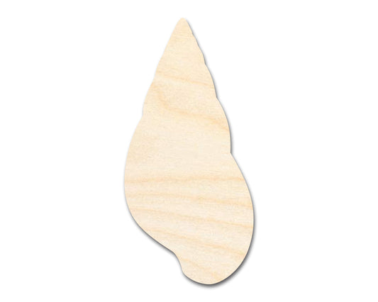 Unfinished Wood Cone Shell Shape | DIY Craft Cutout | up to 46" DIY