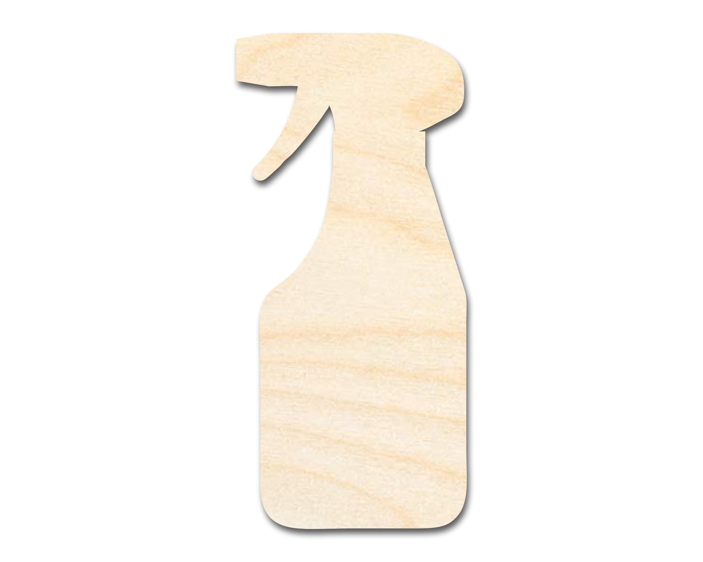 Unfinished Wood Spray Bottle Shape | DIY Craft Cutout | up to 46" DIY