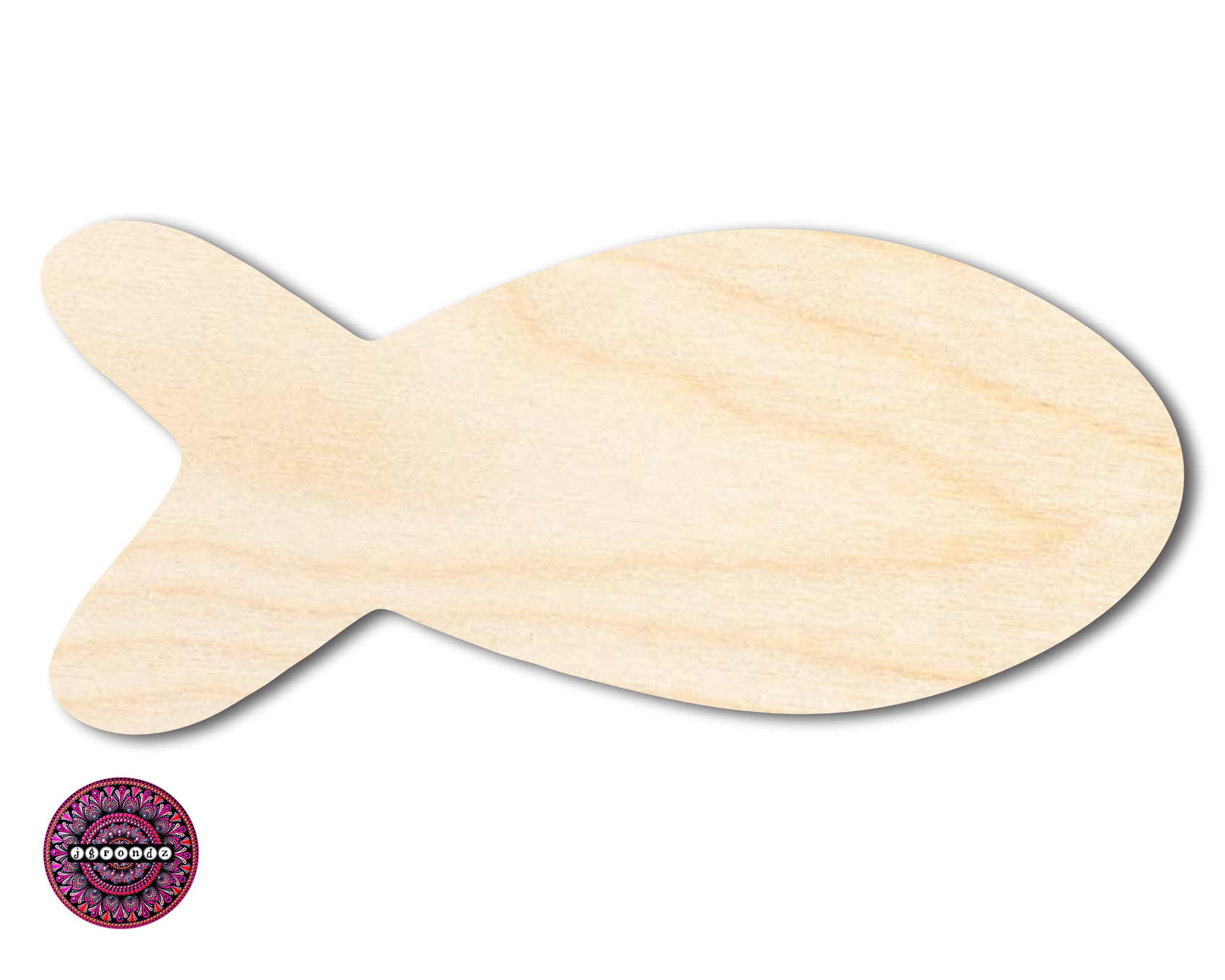 Unfinished Wood Fish Shape | JGrondz | DIY Craft Cutout | up to 46" DIY
