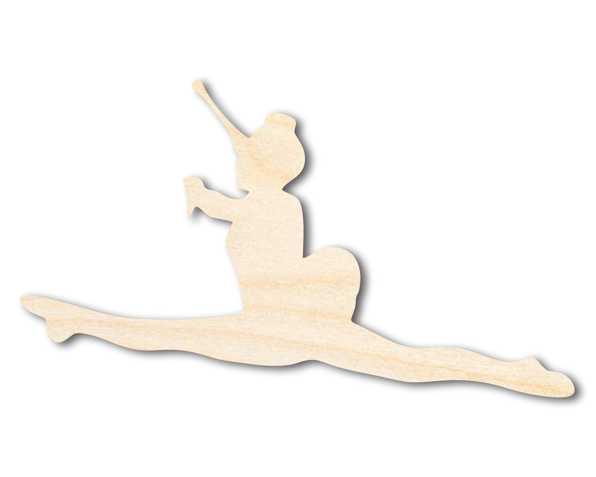 Unfinished Wood Majorette Shape | DIY Craft Cutout | up to 46" DIY
