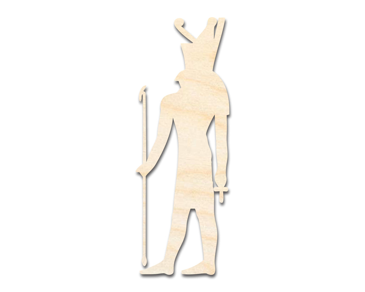 Unfinished Wood Horus Shape - Egypt - Mythical - Craft - up to 46" DIY