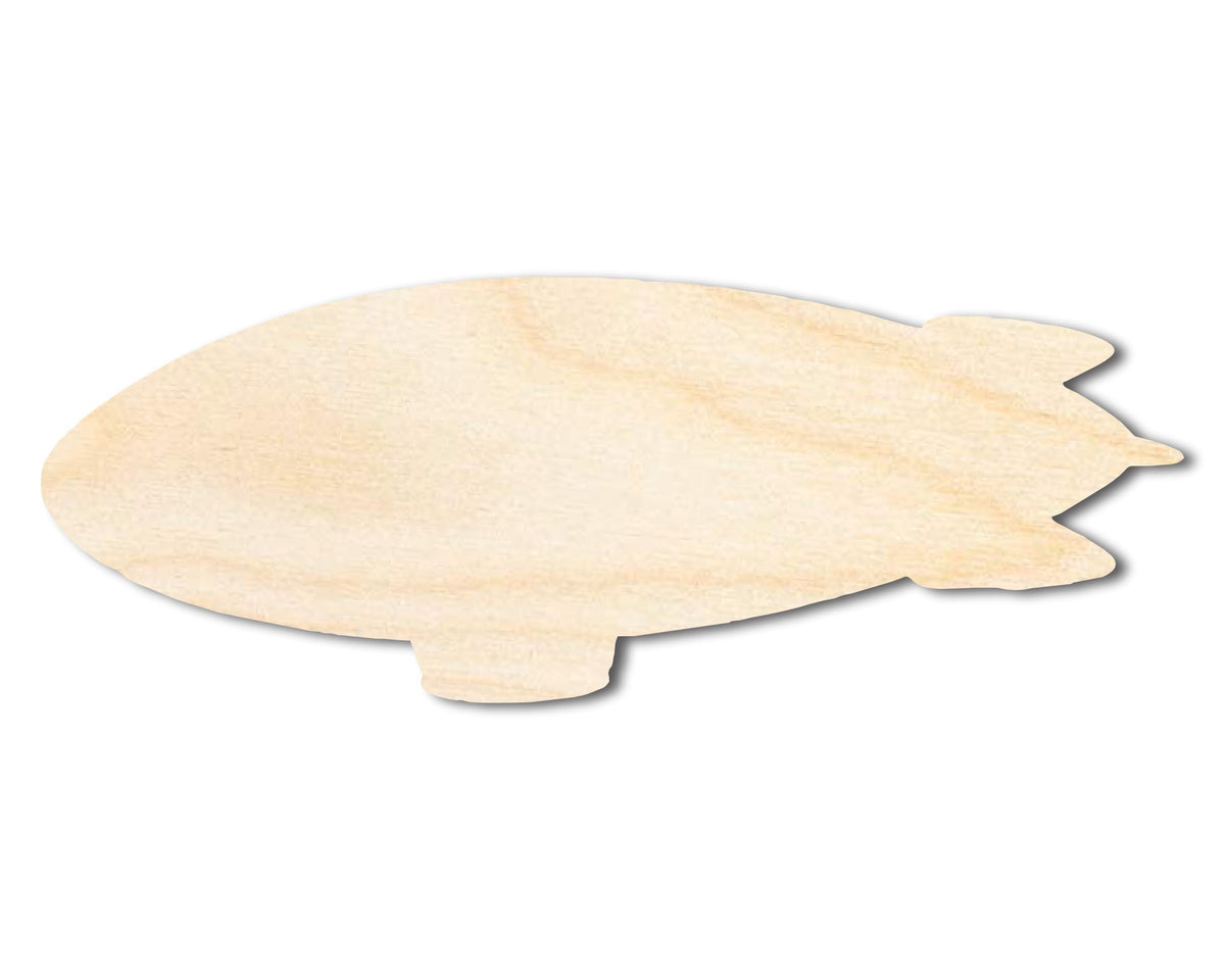 Unfinished Wood Zeppelin | DIY Craft Cutout | up to 46" DIY
