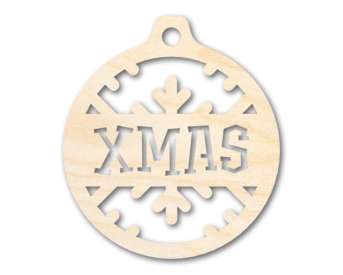 Unfinished Wood Xmas Ornament Shape - Craft - up to 46" DIY