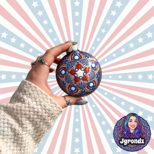 3” 250th Anniversary Mandala Ornament