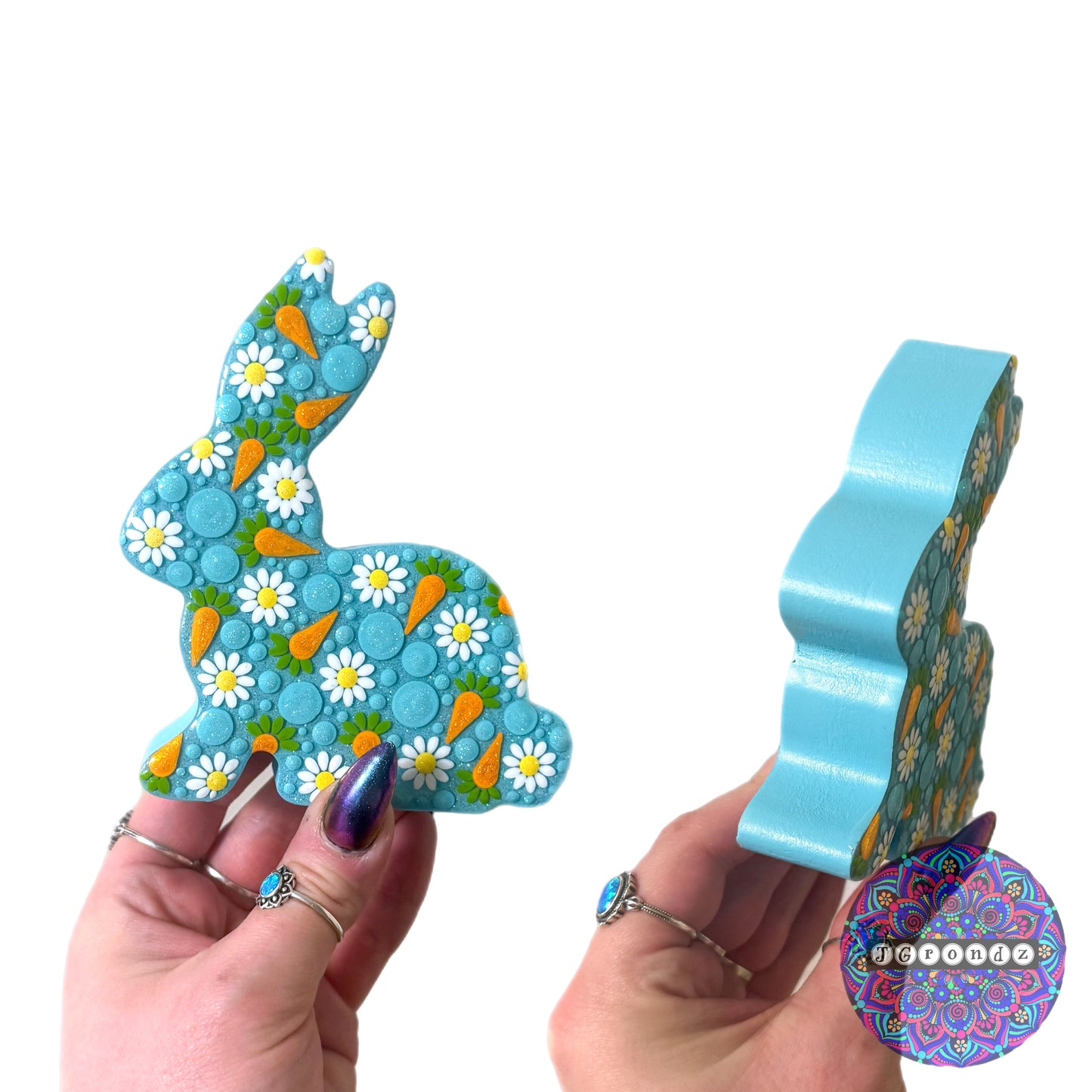 Bunny Tiered Tray / Shelf Decor