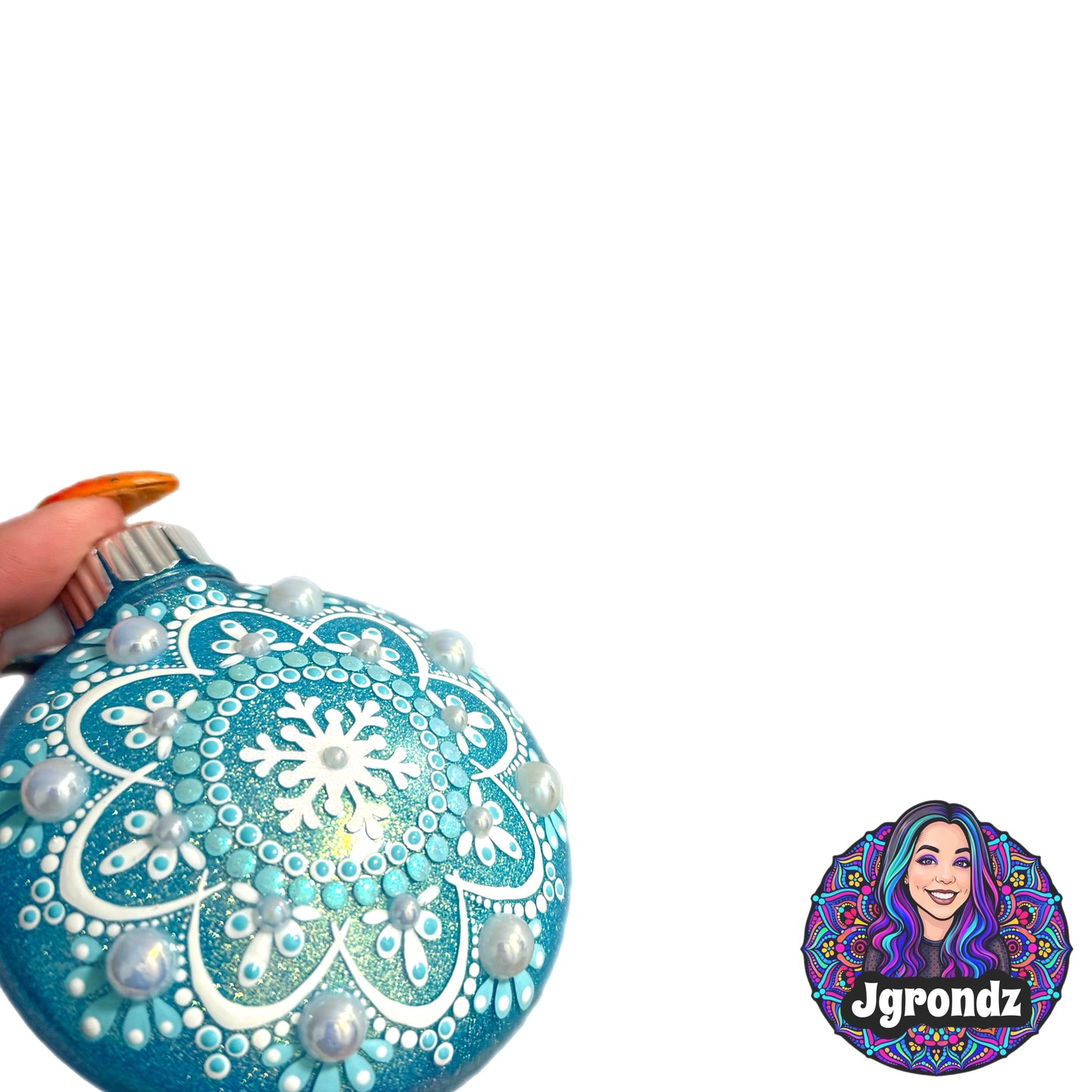 3” Snowflake Mandala Ornament