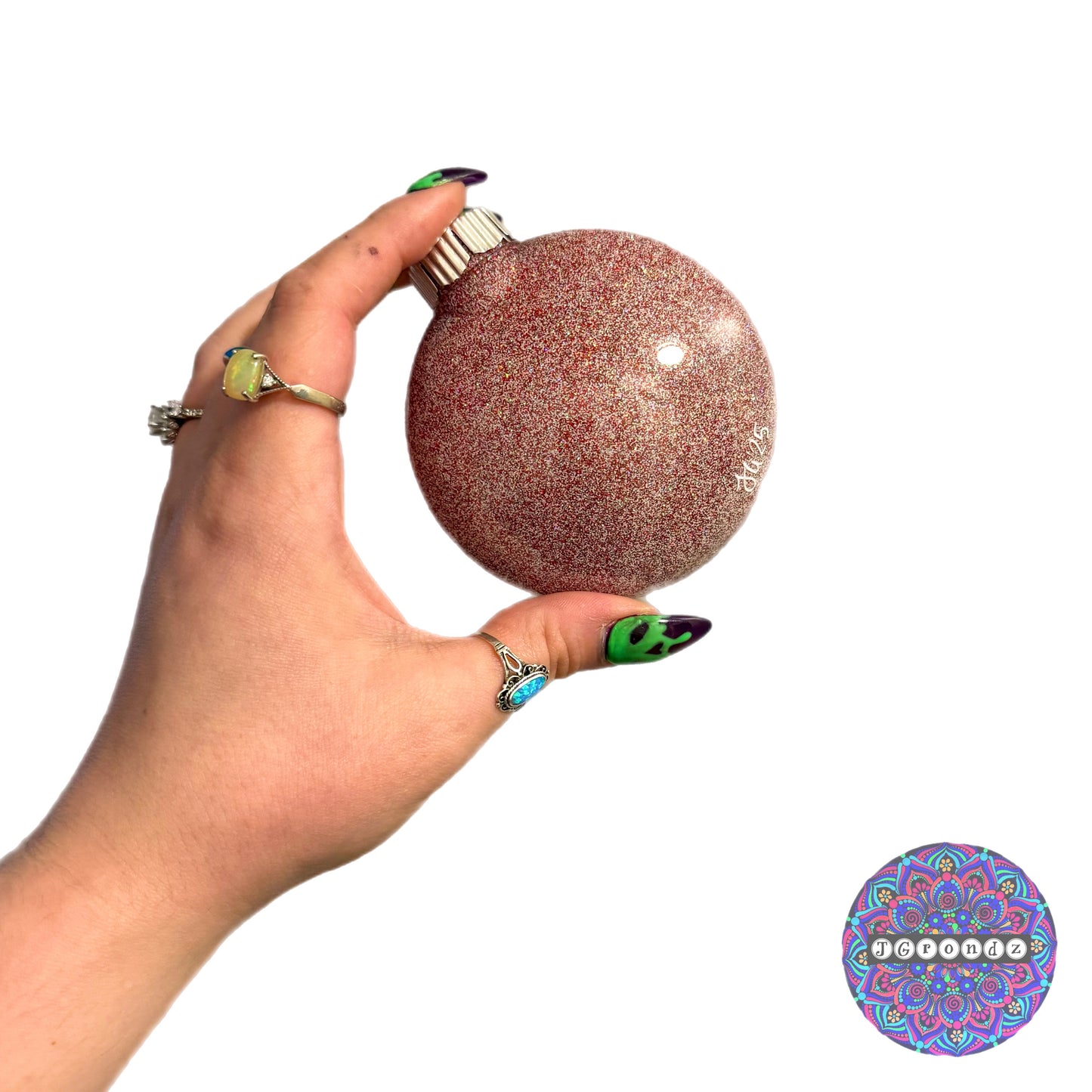 3” Wreath Mandala Glitter Ornament