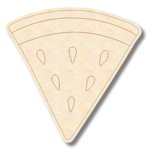 Unfinished Wood Etched Watermelon Shape | Paint By Line Crafts | up to 30" DIY