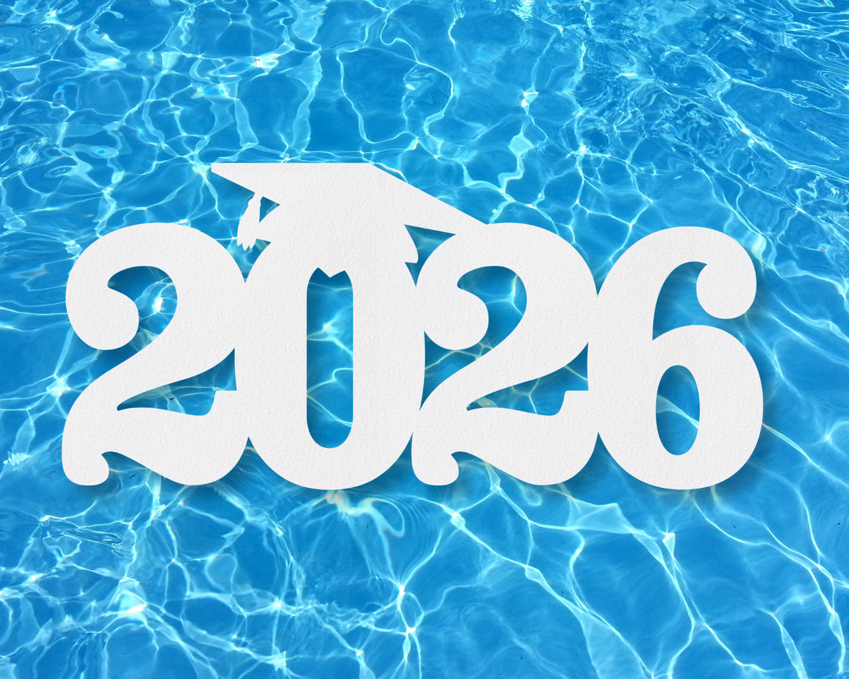 Foam Graduation Symbols & Numbers | Large Foam Cutouts |  2" Thick | up to 46"
