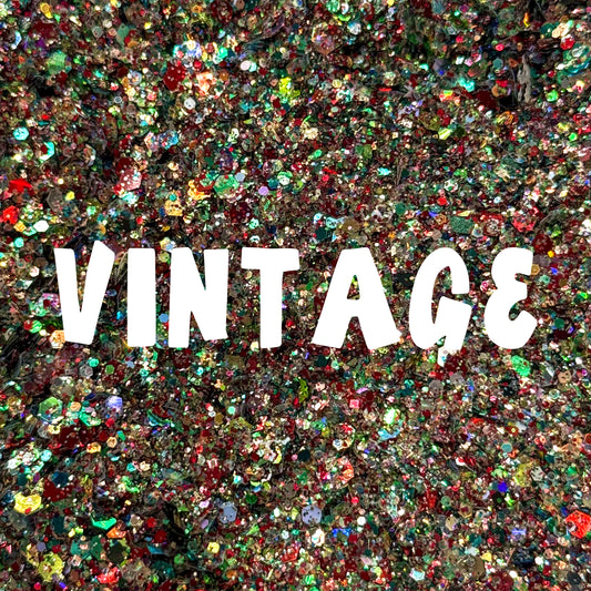 Vintage Christmas Custom Glitter Mix