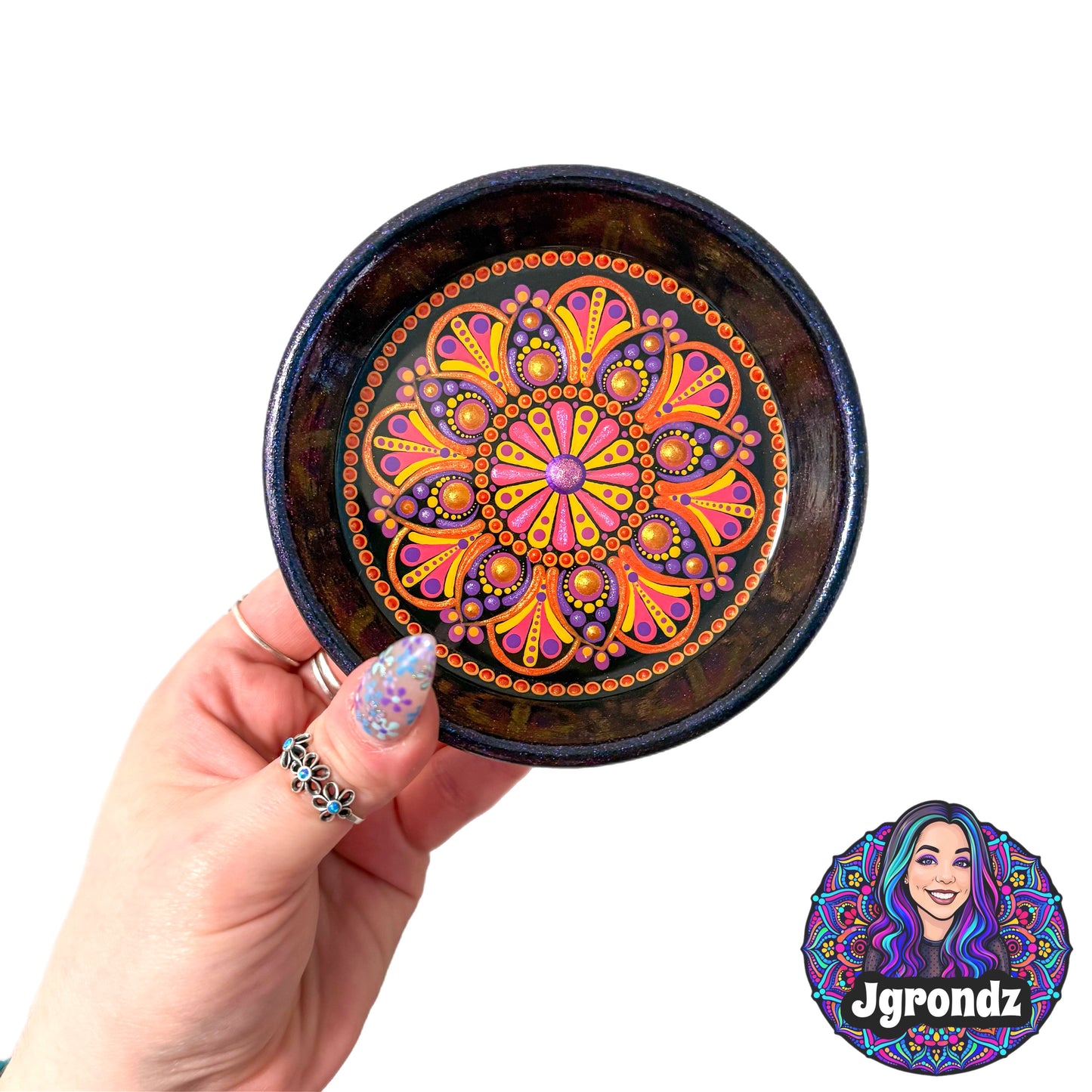 4” Mandala Trinket/Jewelry Dish
