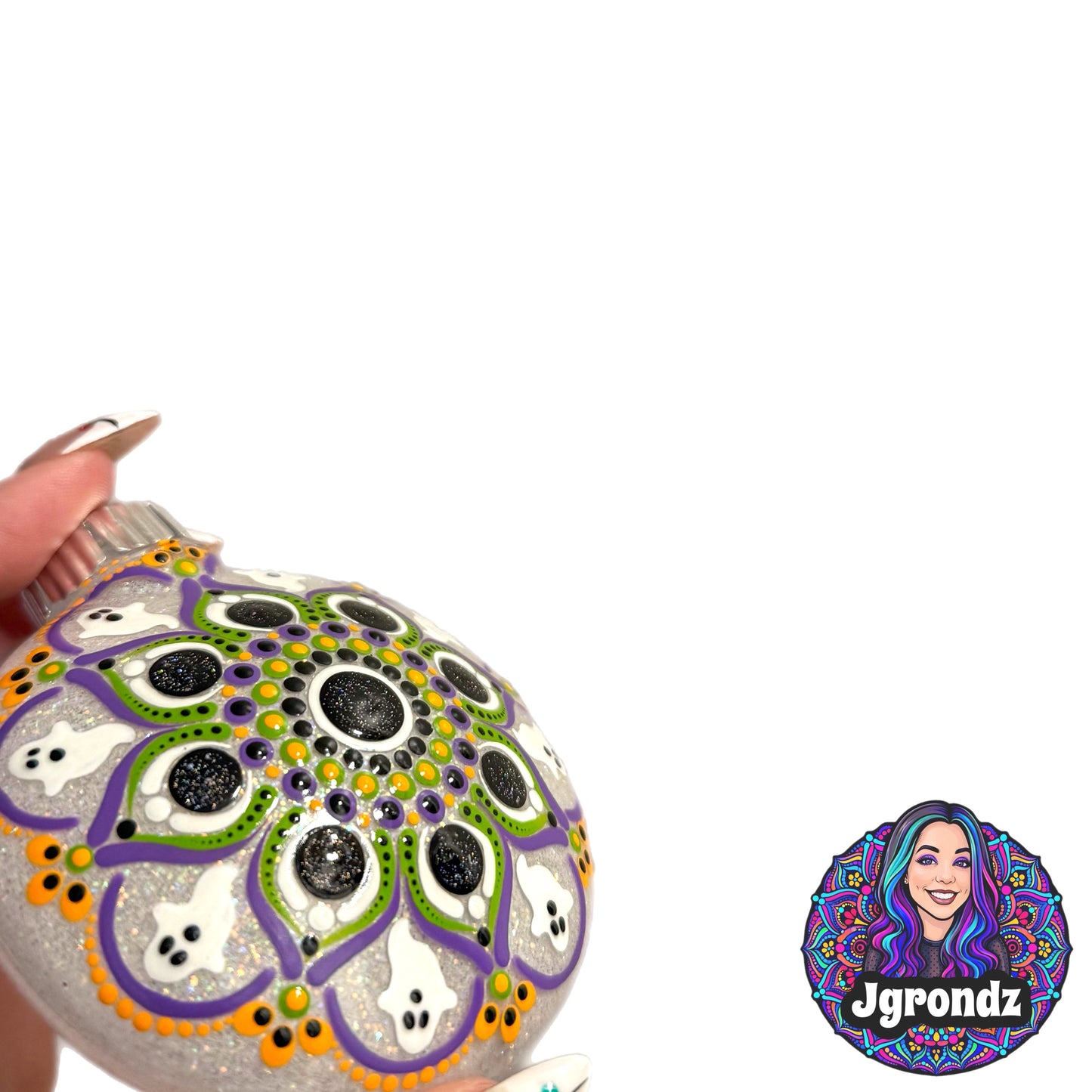 3” Halloween Mandala Ornament