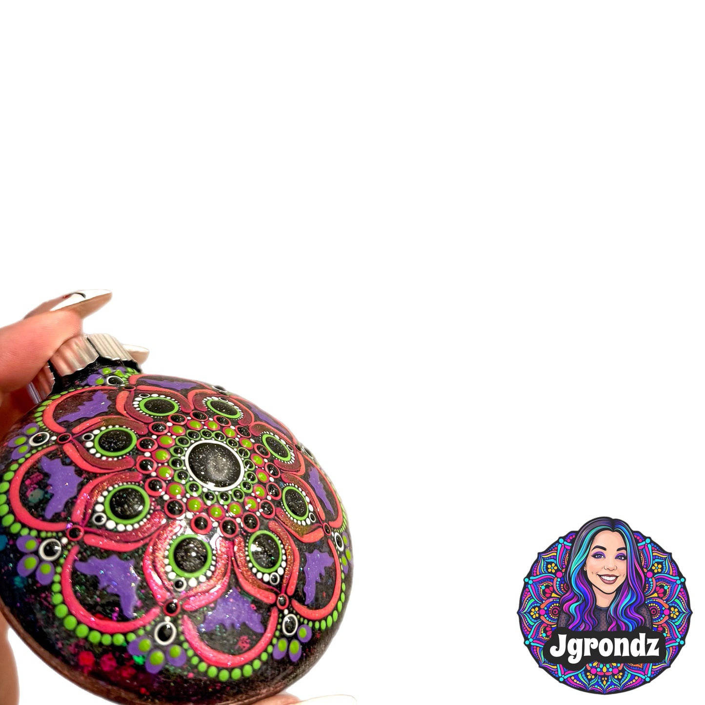 3” Halloween Mandala Ornament