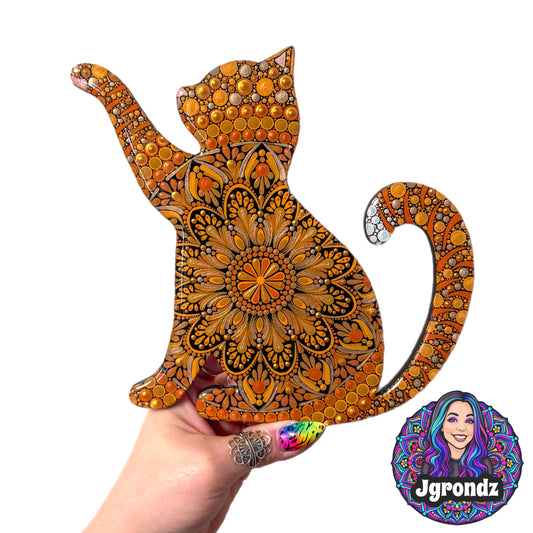 Orange Cat Wall Decor