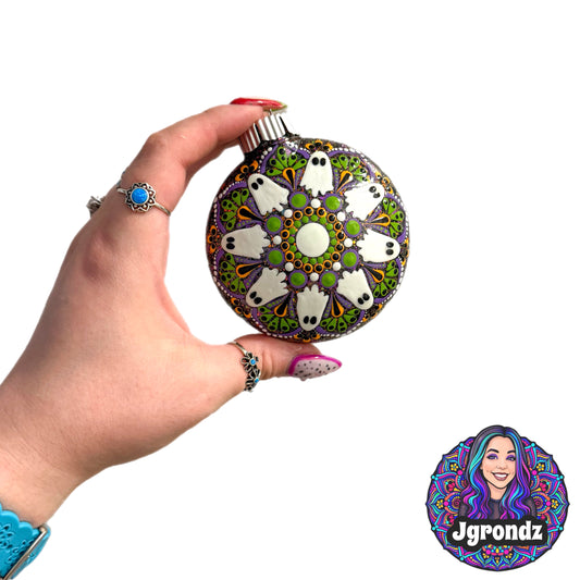 3” Ghost Mandala Ornament