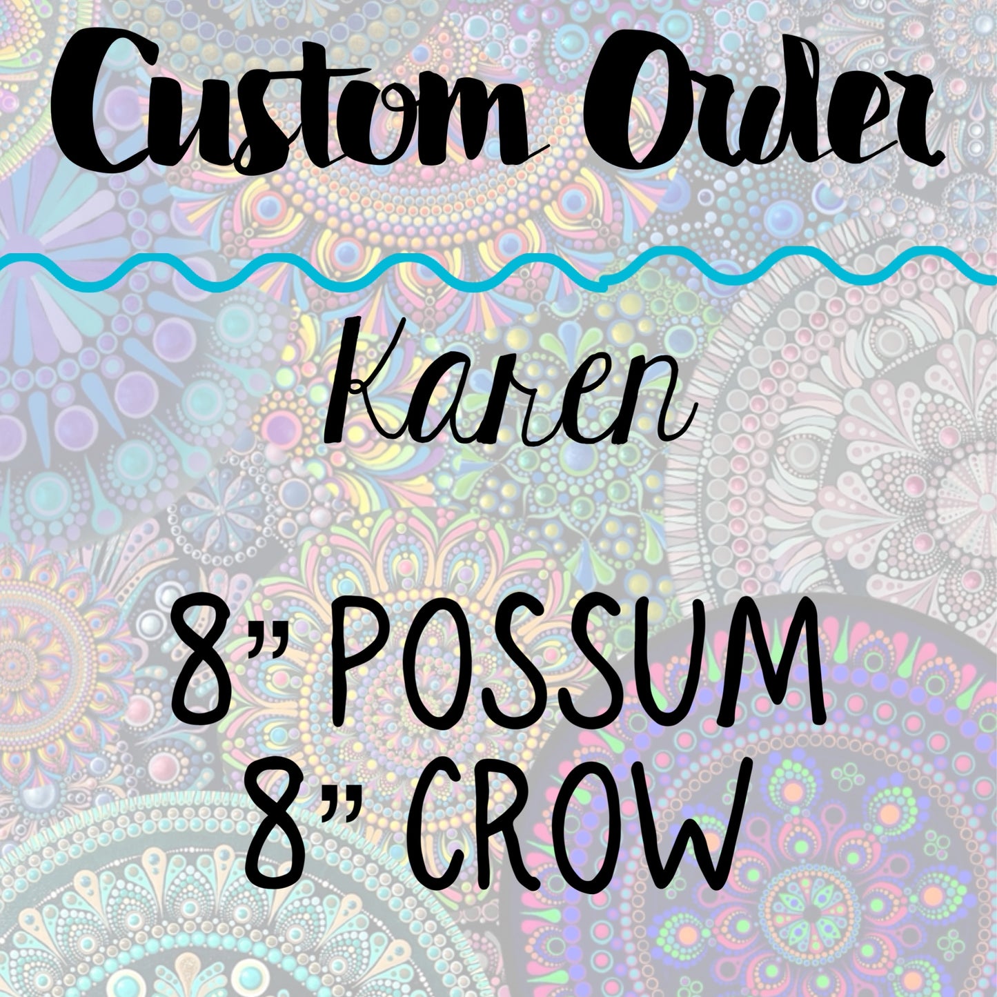 Custom Listing for Karen