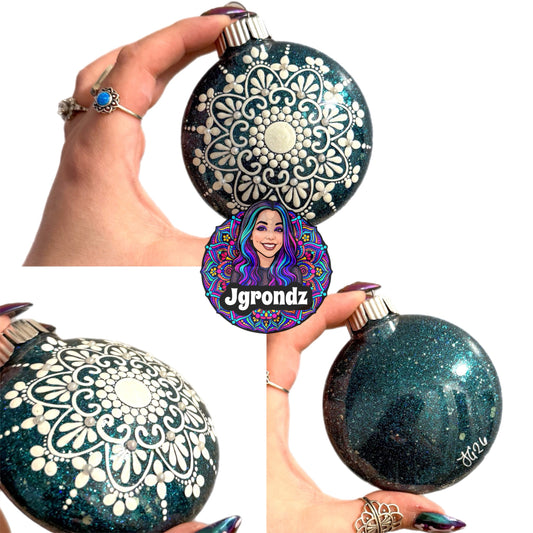3” Snowflake Mandala Ornament