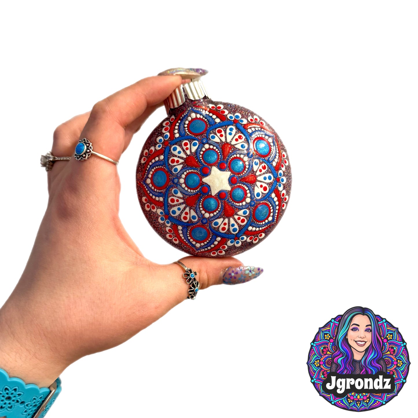 3” 250th Anniversary Mandala Ornament