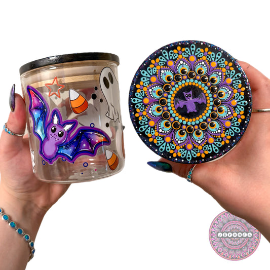Halloween Mandala Stash Jar