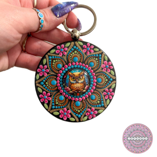 Owl Purse Pendant 3”