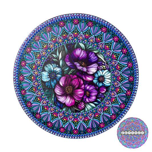 14” Flower Mandala Painting